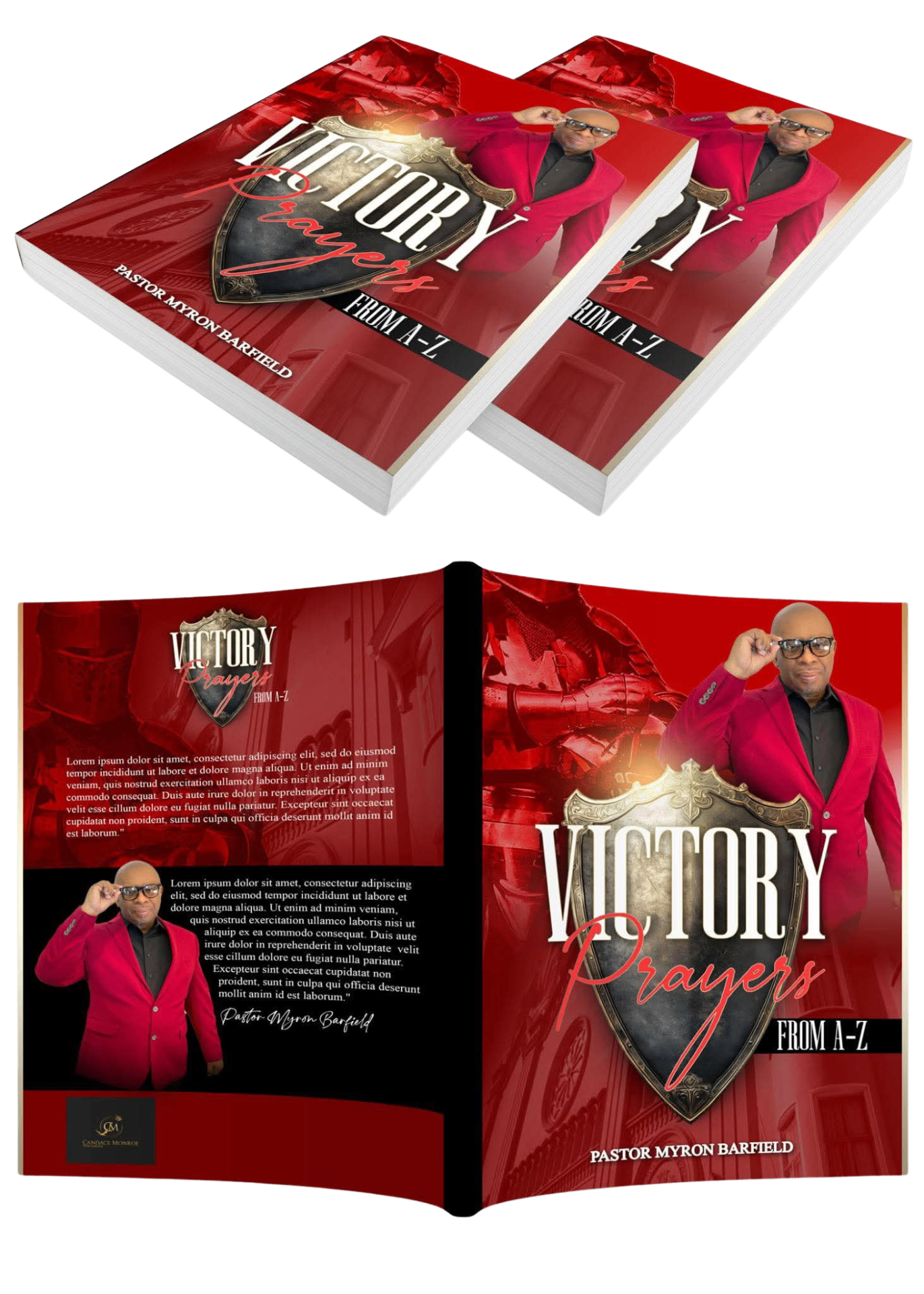 Victory Prayers from A–Z by Pastor Myron Barfield — book cover